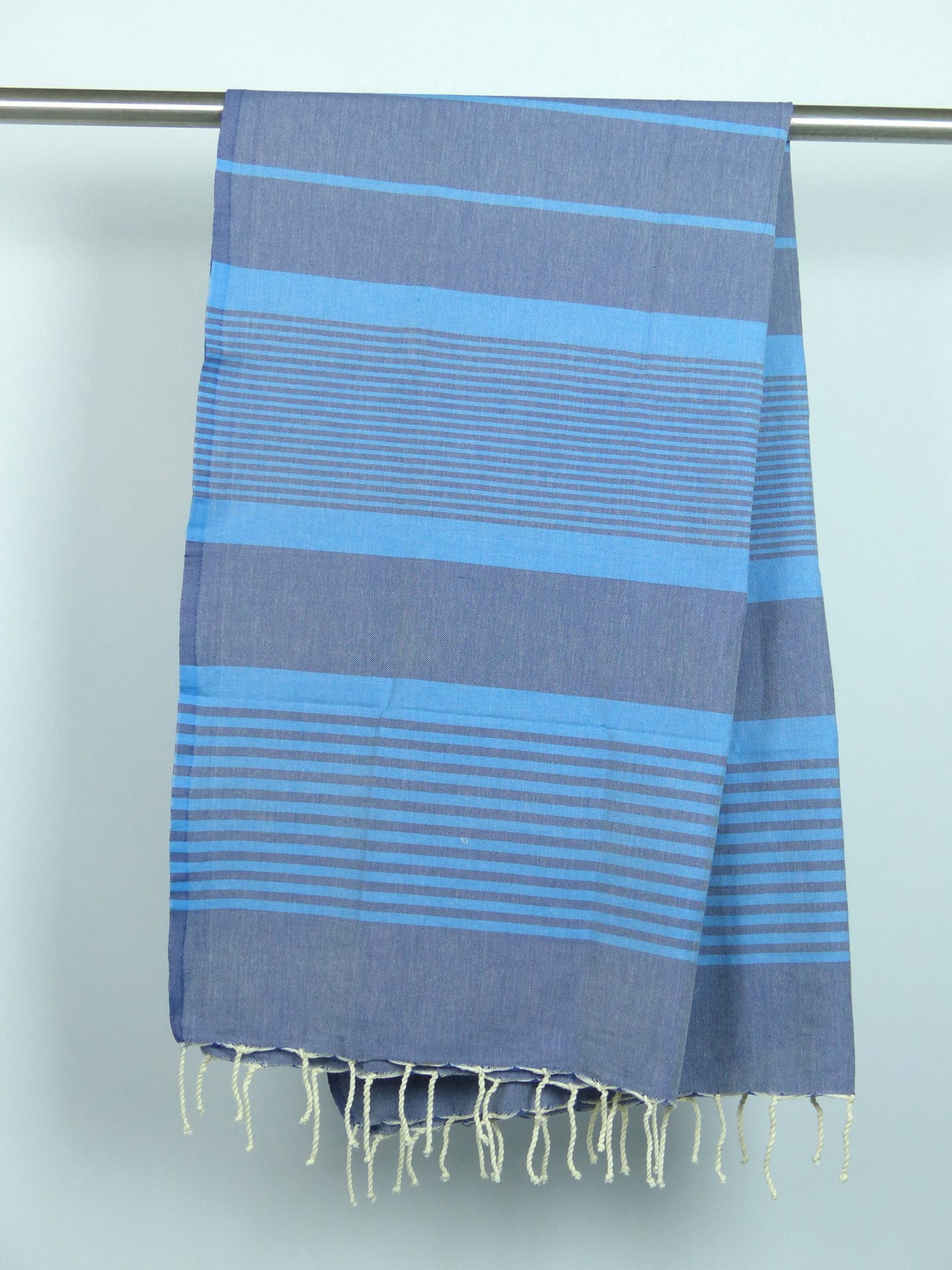 Fouta Tunisienne 100% Coton 1m X 2m - Tissage Plat Ou Nid D'abeille, 380g, 25 Modèles Au Choix - Plage, Piscine, Hamam